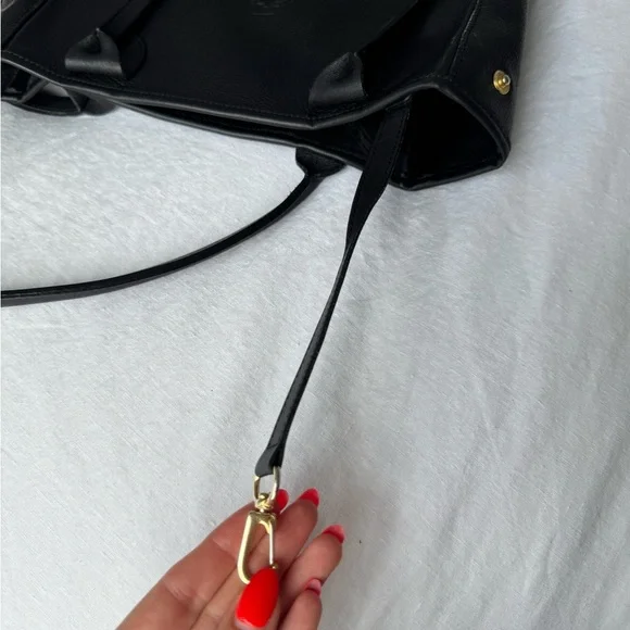 Longchamp Black Leather Tote - Picture 9 of 14